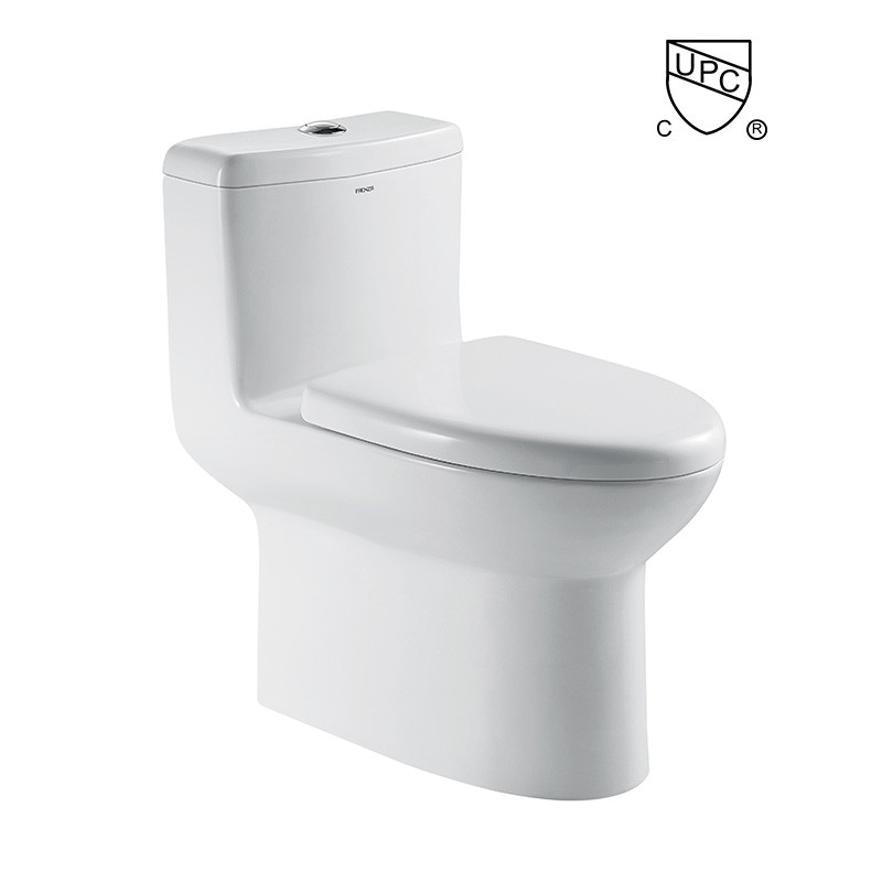 UPC One Piece Western Toilet Dual Flush White Color Ceramic